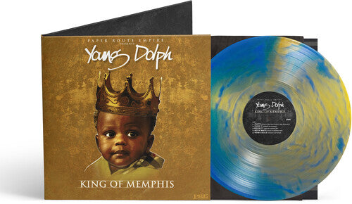 Young Dolph - King Of Memphis (10 Yr) - Royalty Blue/gold - Vinyl Record