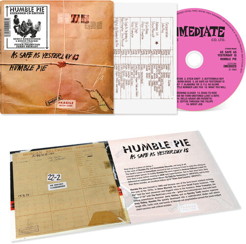 Humble Pie - As Safe As Yesterday Is - Music CD