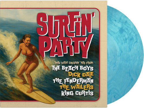 Surfin Party / Various - Surfin Party / Various - Clear & Blue Vinyl - Vinyl Record