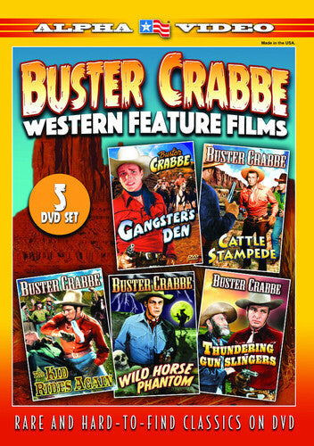 Buster Crabbe Western Feature Films - Buster Crabbe Western Feature Films - DVD