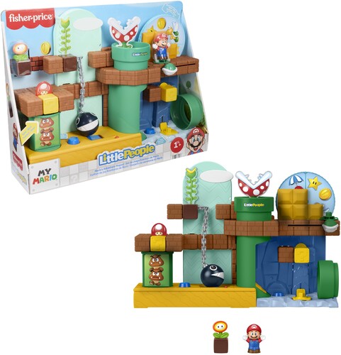 Little People Nintendo - Little People Nintendo Super Mario Playset - Collectibles