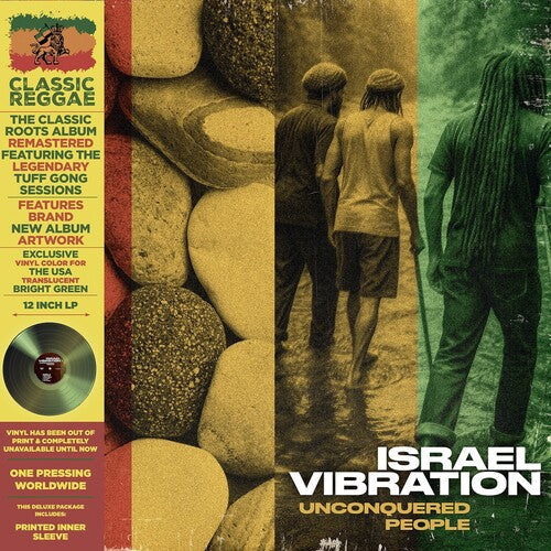 Israel Vibration - Unconquered People - Green - Vinyl Record