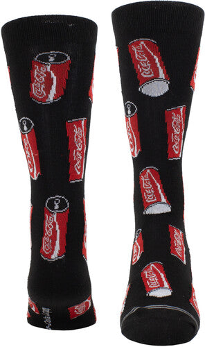 Perri's Coca Cola Black Cans Crew Socks - Perri's Coca Cola Black Cans Crew Socks - Apparel