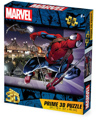 Sider-man Swinging Nyc 500pc - Sider-man Swinging Nyc 500pc - Collectibles
