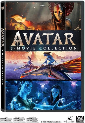 Avatar Fire & Ash & Way Of Water & Avatar - 3 Movie Collection - DVD