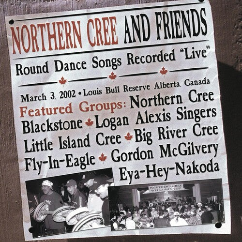 Northern Cree & Friends - Round Dance Songs Recorded Live - Music CD