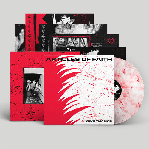 Articles Of Faith - Give Thanks - Pink/white - Vinyl Record
