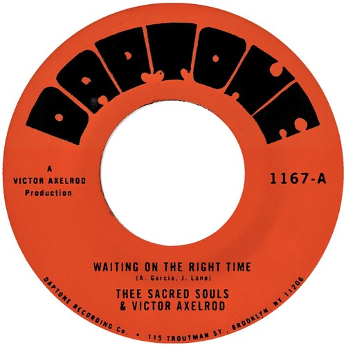 Thee Sacred Souls - Waiting On The Right Time B/w Waiting #2 - Vinyl Record