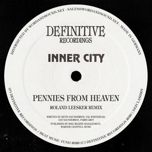 Inner City / Saunderson,kevin - Pennies From Heaven (roland Leesker Remix) - Vinyl Record