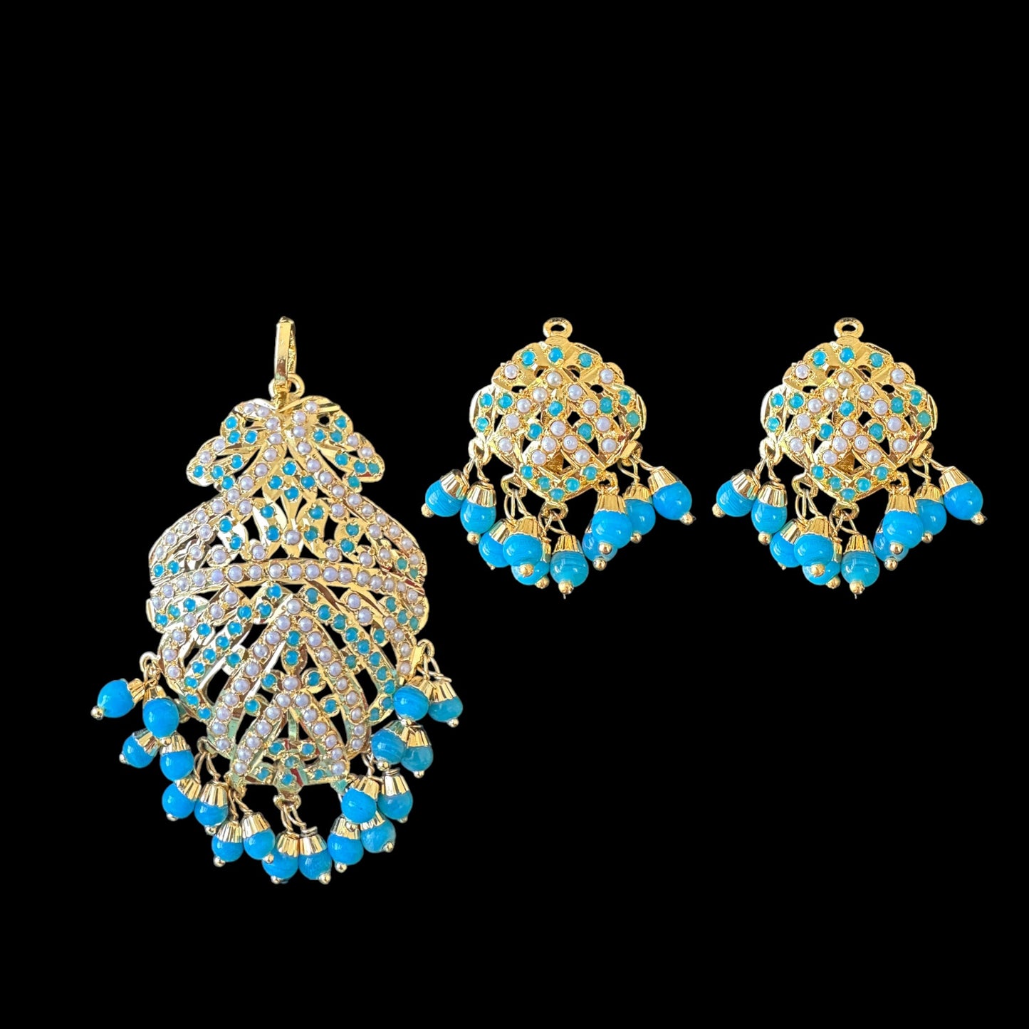 PS307 Shahreen turquoise pendant set ( READY TO SHIP )
