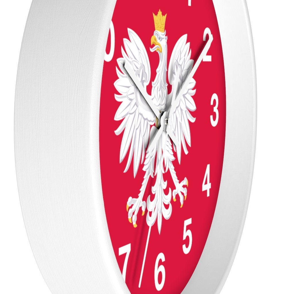 Polish Eagle Wall Clock