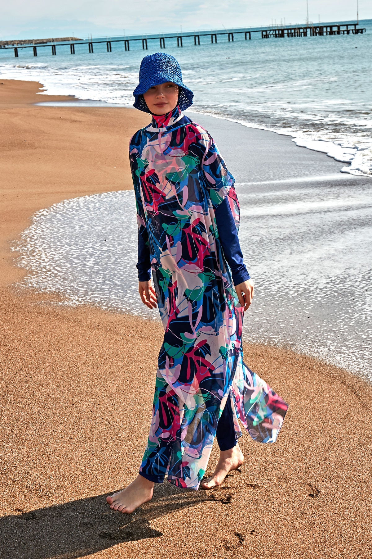 Colourful Pareo Kimono P2430
