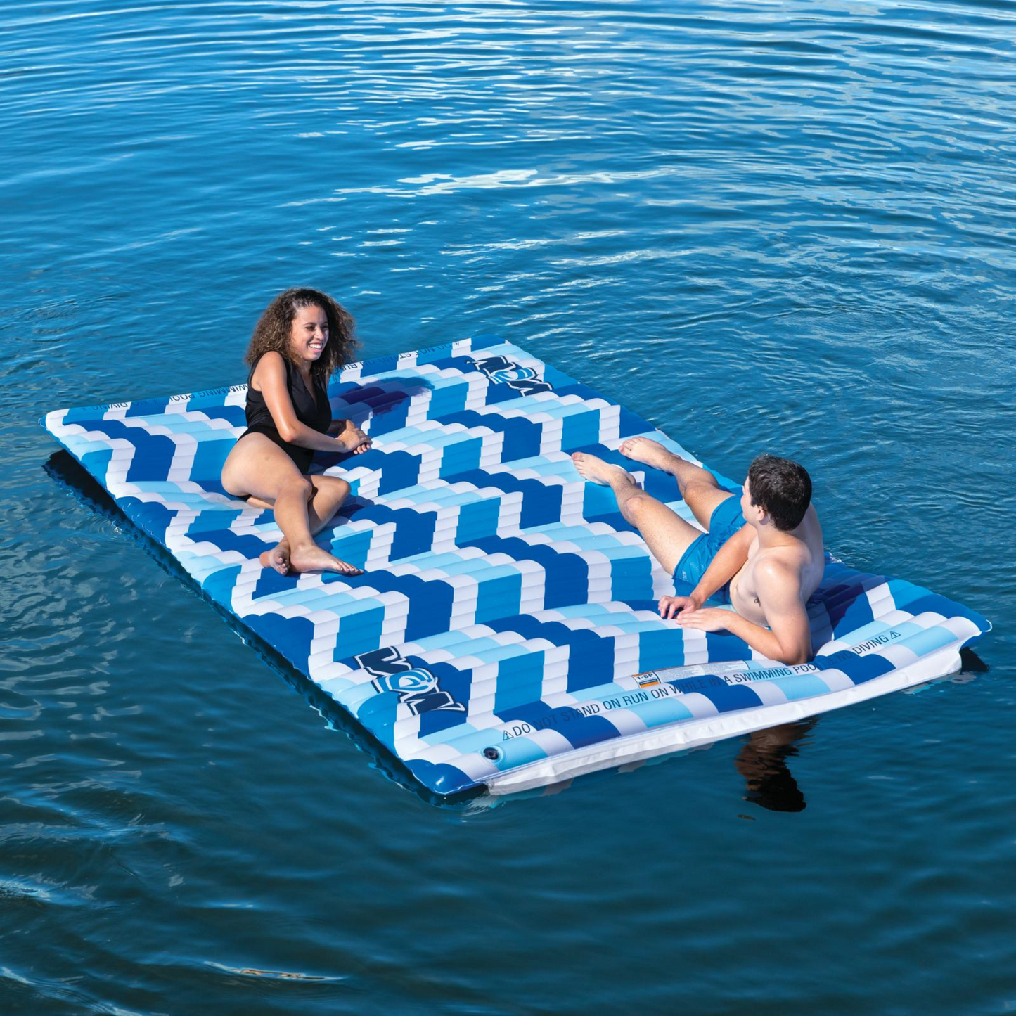 WOW Sports Blue Chevron Water Walkway