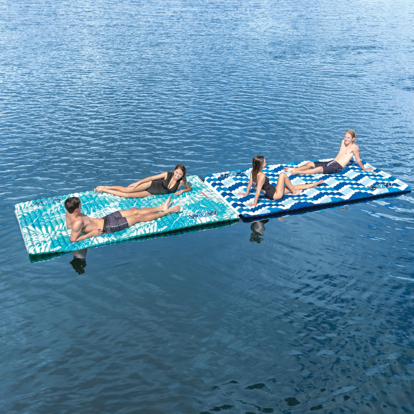 WOW Sports Teal Palm Leaves Water Walkway