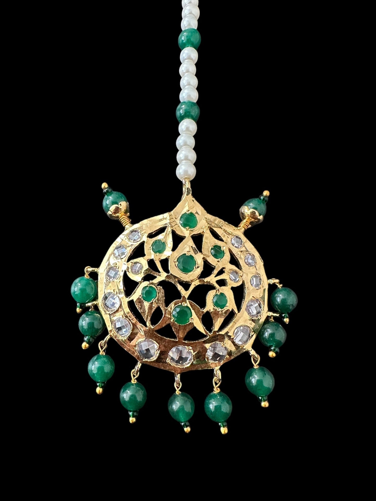 DJTK324 Insia tika in green ( READY TO SHIP )