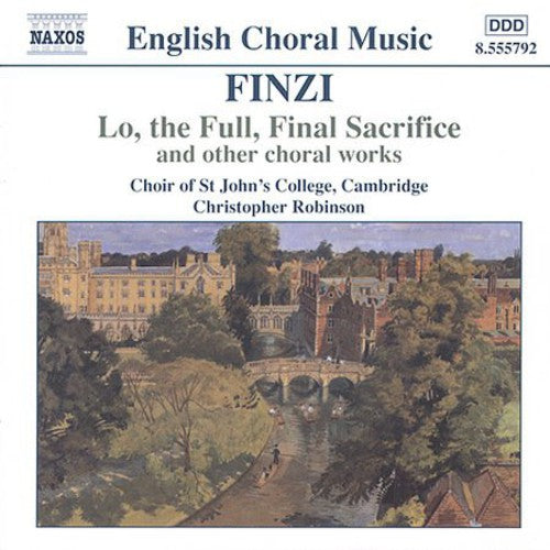 English Choral Music - Lo the Full Final Sacrifice & Other Choral Works Music CD