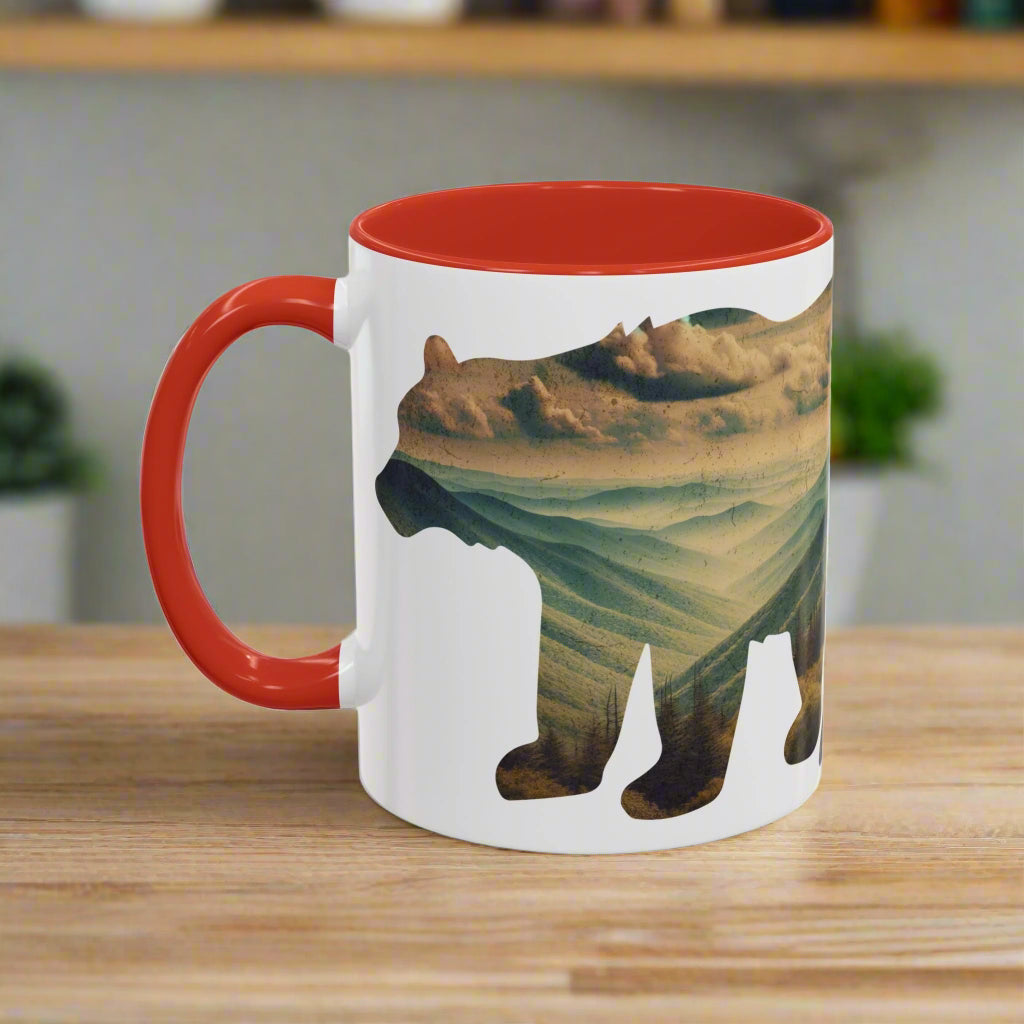 Great Smoky Mountains National Park Colored Coffee Mug 11oz 15oz Bear Cup