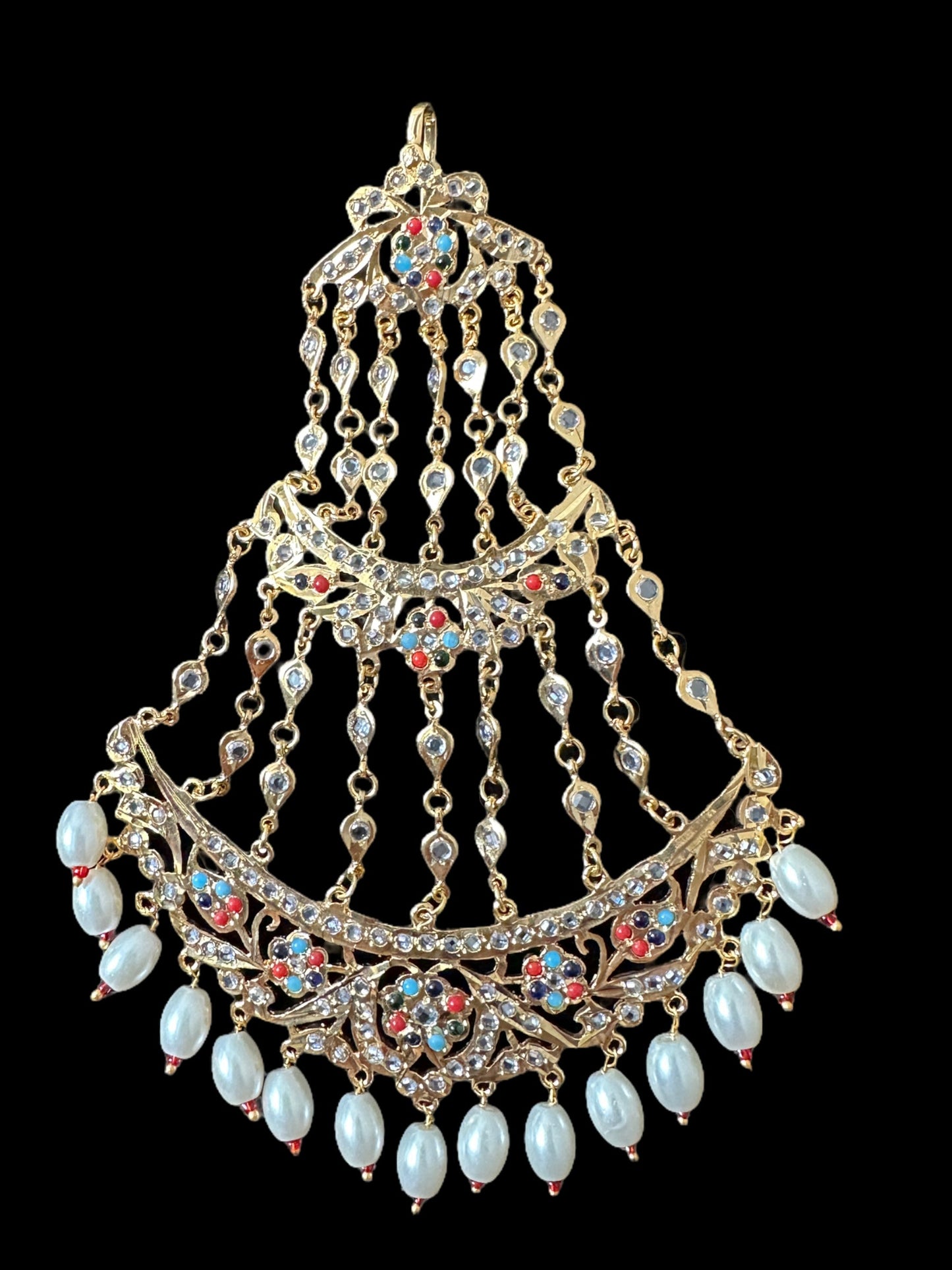 DJHR106 ANAITA Jhoomar in navratan ( READY TO SHIP )