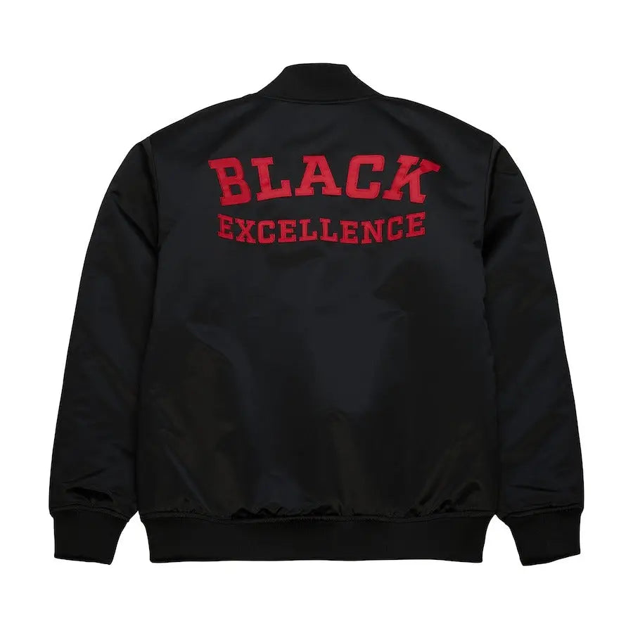 49ers Black Excellence Varsity Jacket