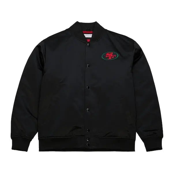 49ers Black Excellence Varsity Jacket