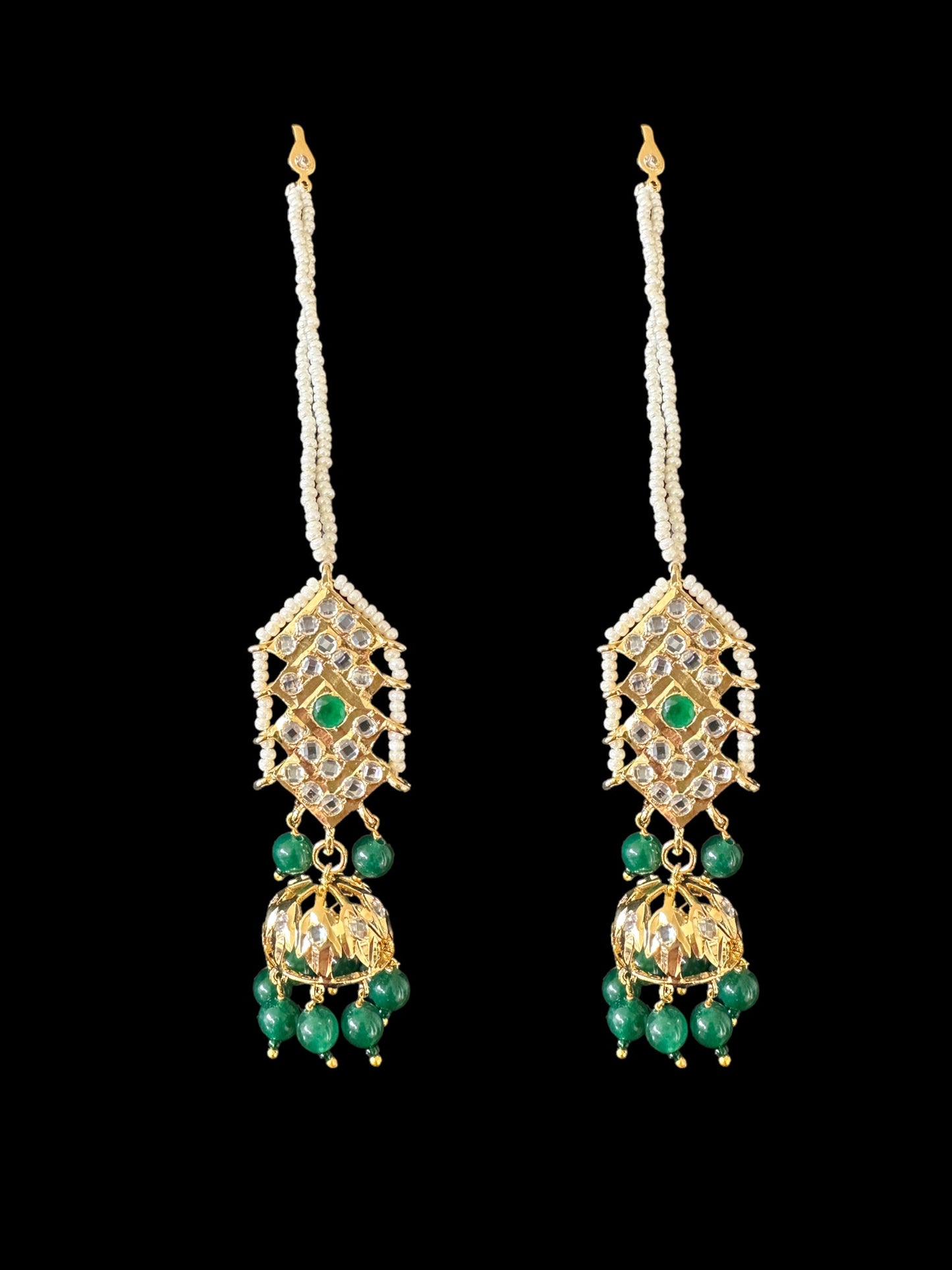C309 Mahira v style choker with earrings( READY TO SHIP )