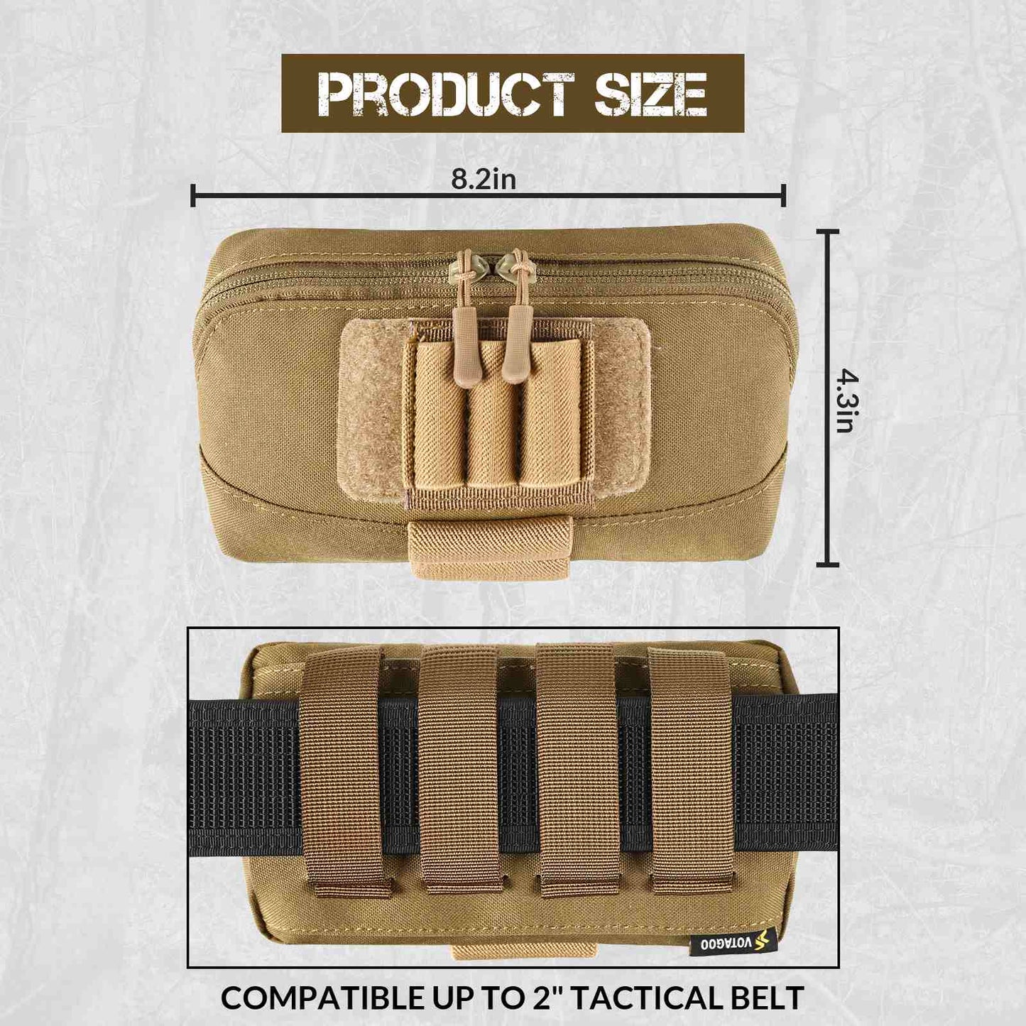 Votagoo Tactical Molle Admin Pouch