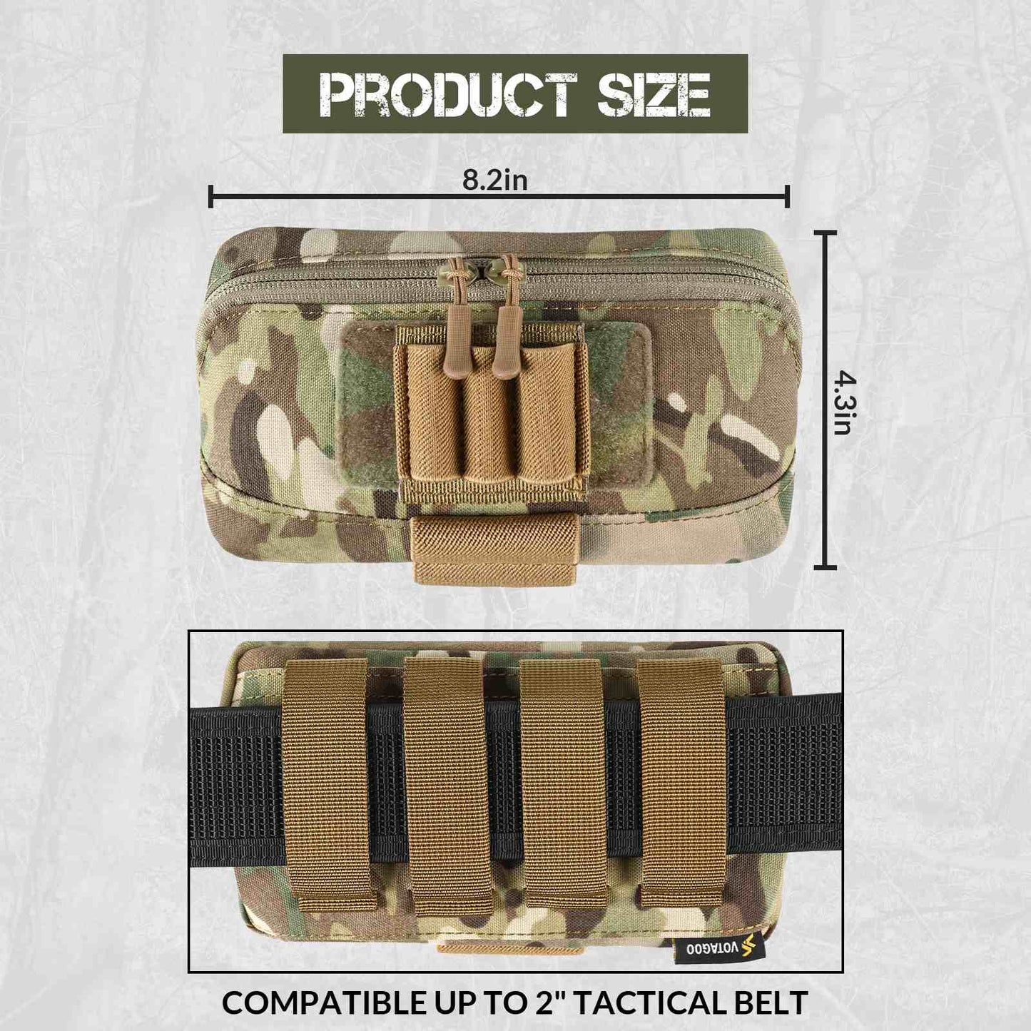 Votagoo Tactical Molle Admin Pouch