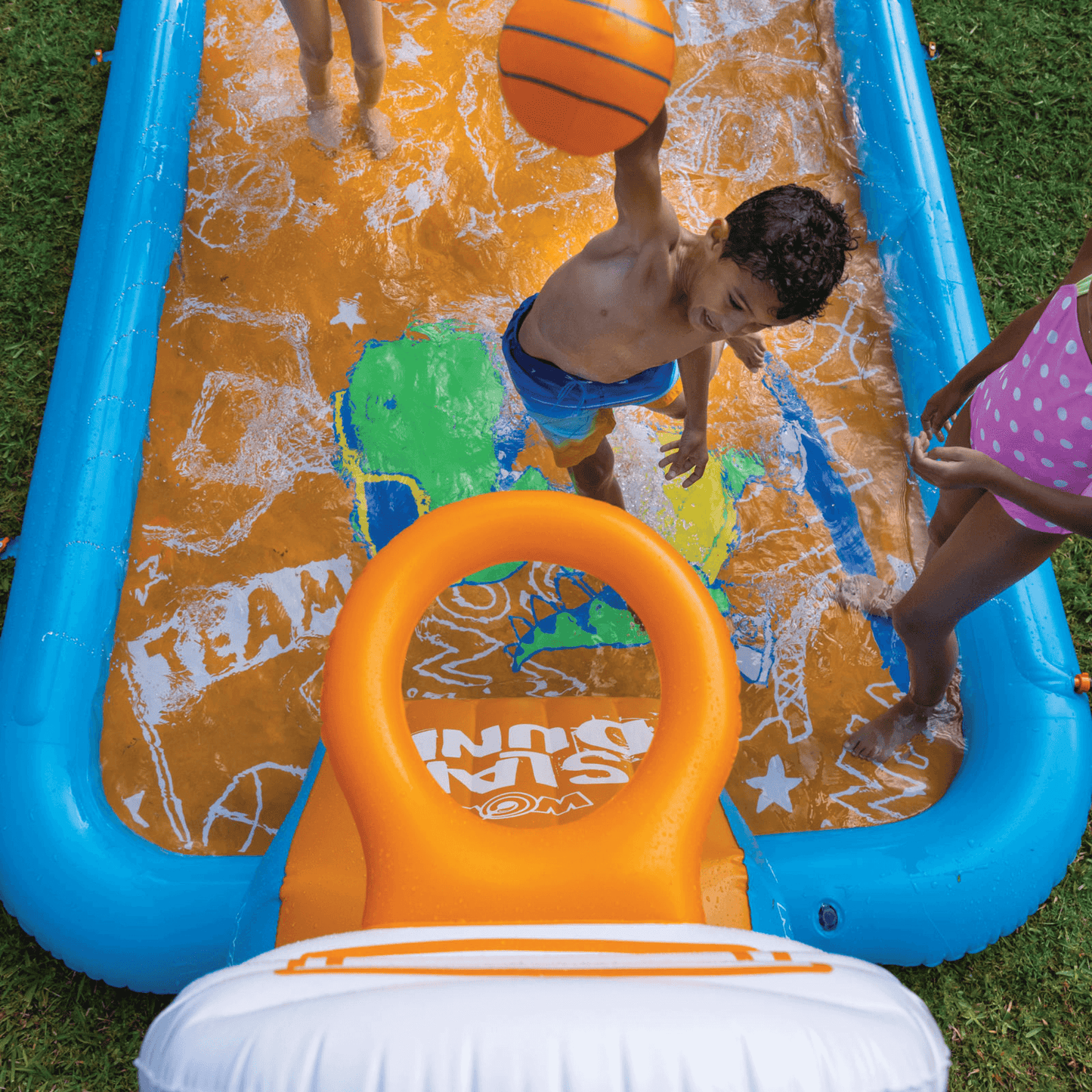 WOW Sports Slam Dunk Hoop and Basketballs