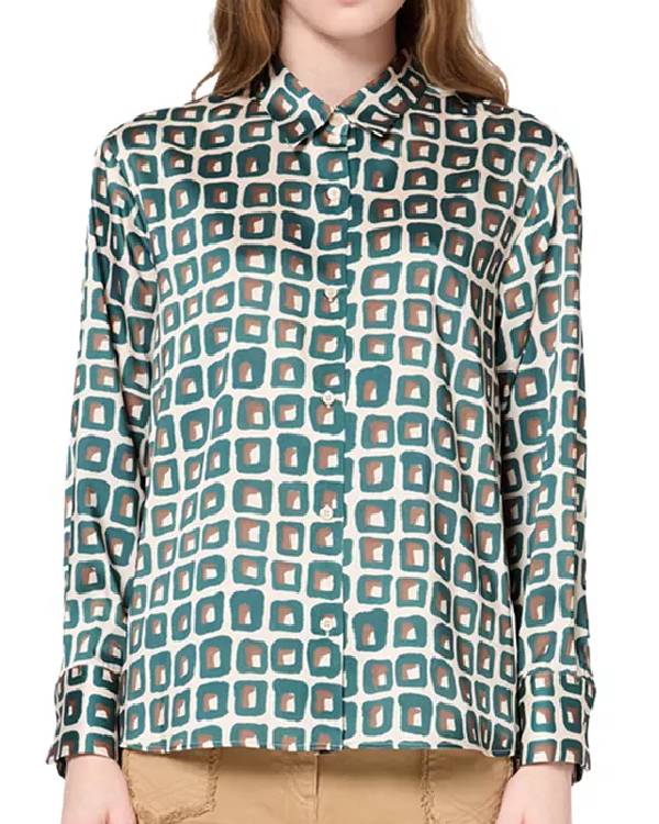 Leanne Kristen Johnston Printed Blouse