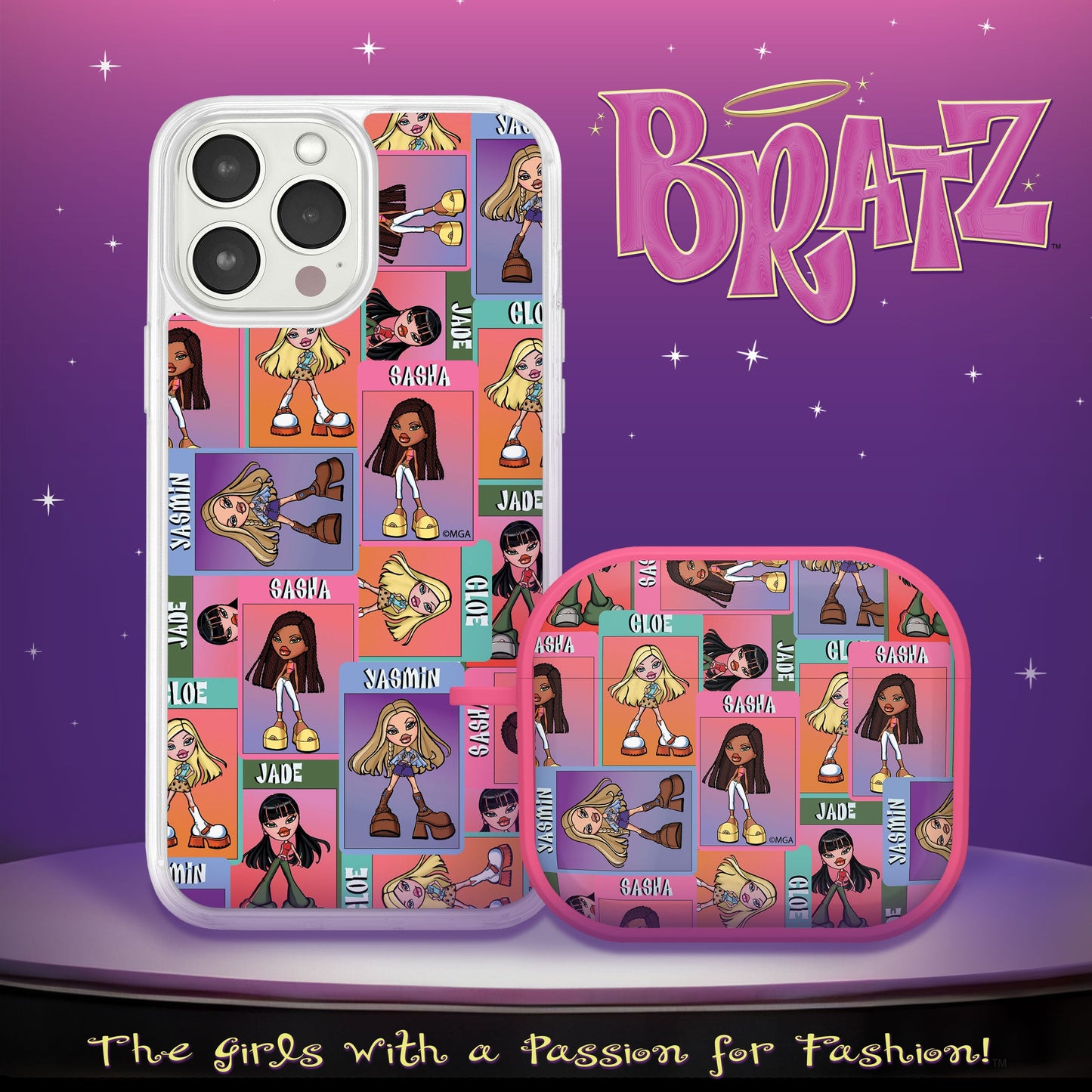 Bratz® Classic HD Apple iPhone 12 Mag-Safe Phone Case and AirPods Gen 3 Combo Package