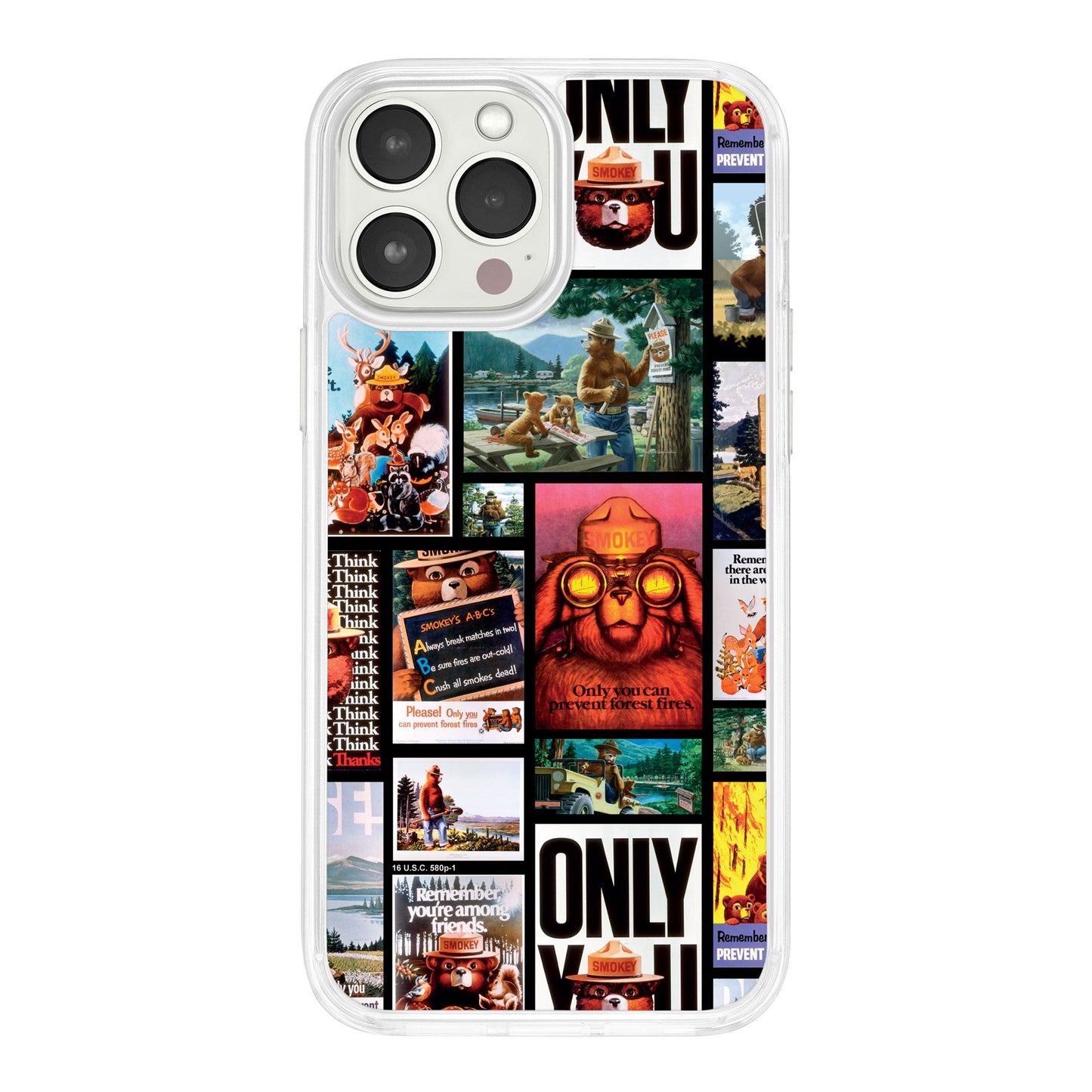 Smokey Bear Classic HD Apple iPhone 14 Series Mag-Safe Phone Case