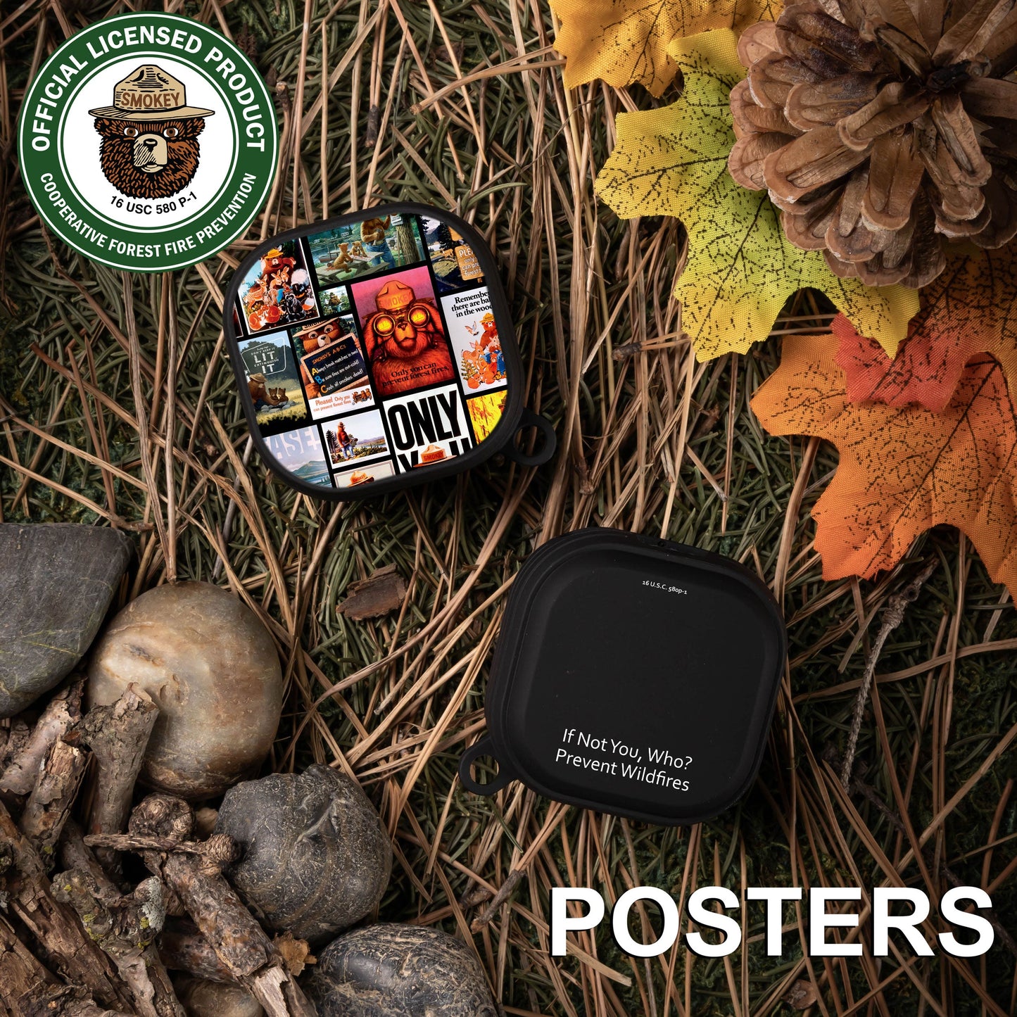 Smokey Bear Classic HDX Samsung Galaxy Buds Pro & Buds Live Case Cover