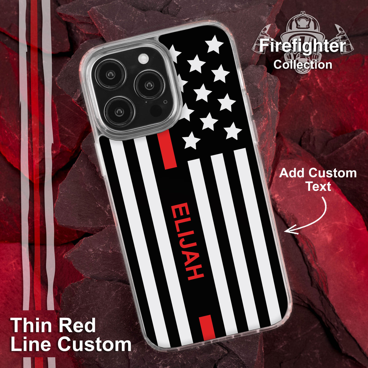 Firefighter HD Apple iPhone 12 Mag-Safe Phone Case