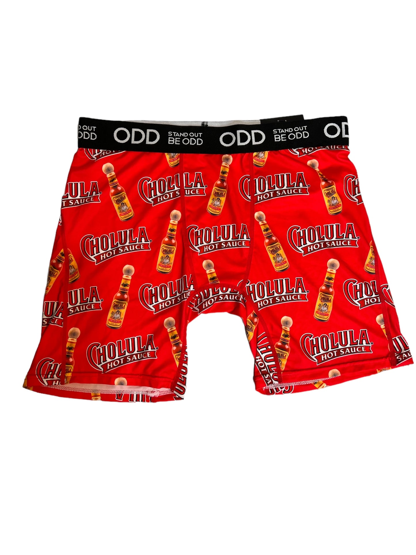 ODD - STAND OUT BE ODD - Cholula Hot Sauce Men's Boxers Briefs (Large)