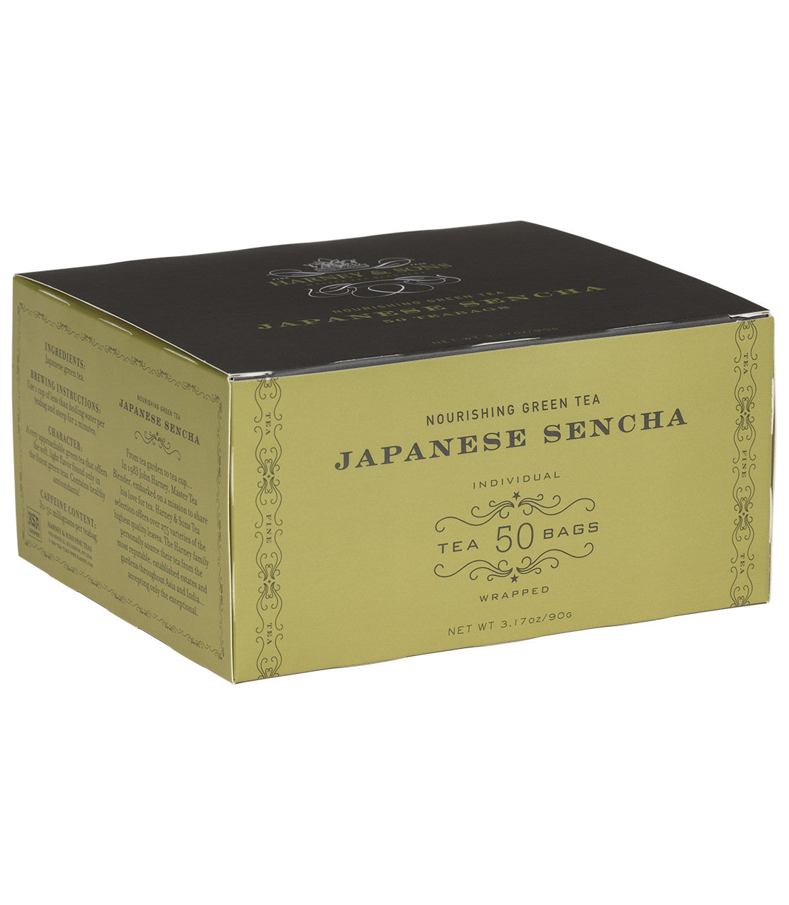 Japanese Sencha, Box of 50 Wrapped Teabags