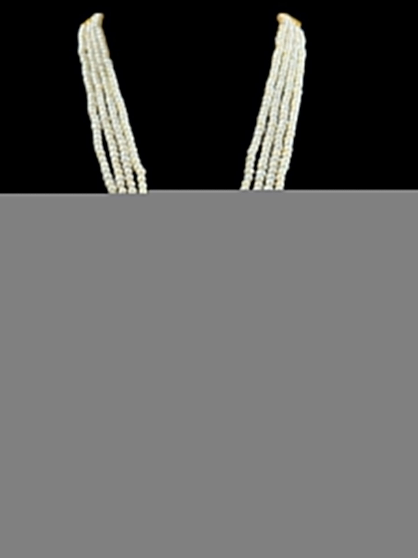 DLN67 Fresh water pearl long lariat style necklace (READY TO SHIP)