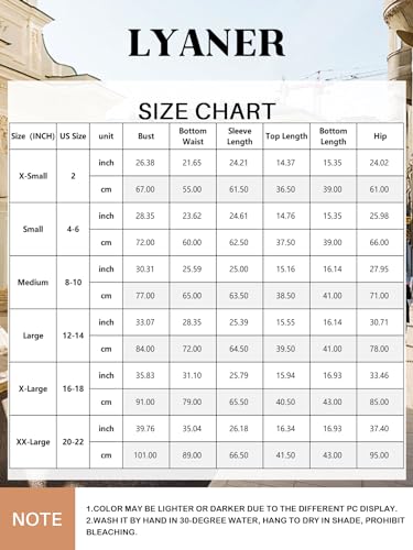 LYANER Women's 2 Piece Outfits Tie Knot Front Bell Long Sleeve Crop Top and Mini Skirt Set Yellow Large