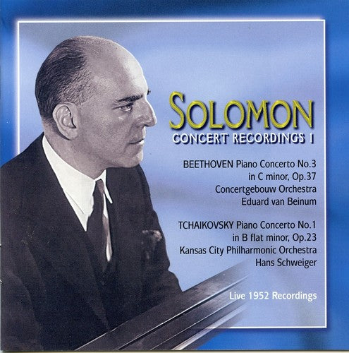 Beethoven / Tchaikovsky / Solomon / Van Beinum - Solomon Concert Recordings 1 1952 - Music CD