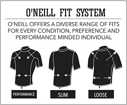 O'Neill Wetsuits Men's Standard O'Neill Basic Skins UPF 50+ Long Sleeve Sun Shirt, Smoke, XX-Large
