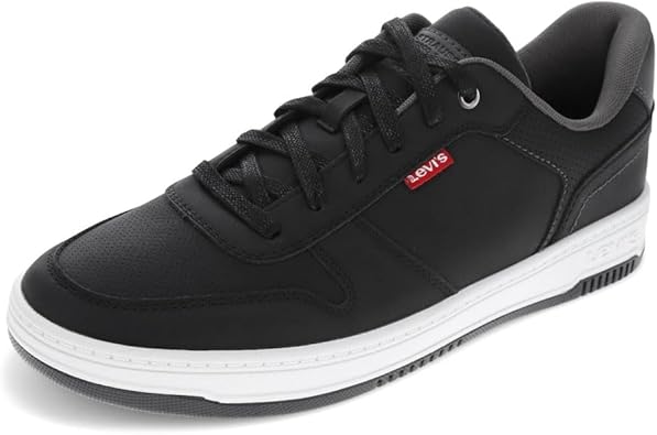 Levi's Mens Drive Lo CBL Synthetic Leather Casual Lace Up Sneaker Shoe