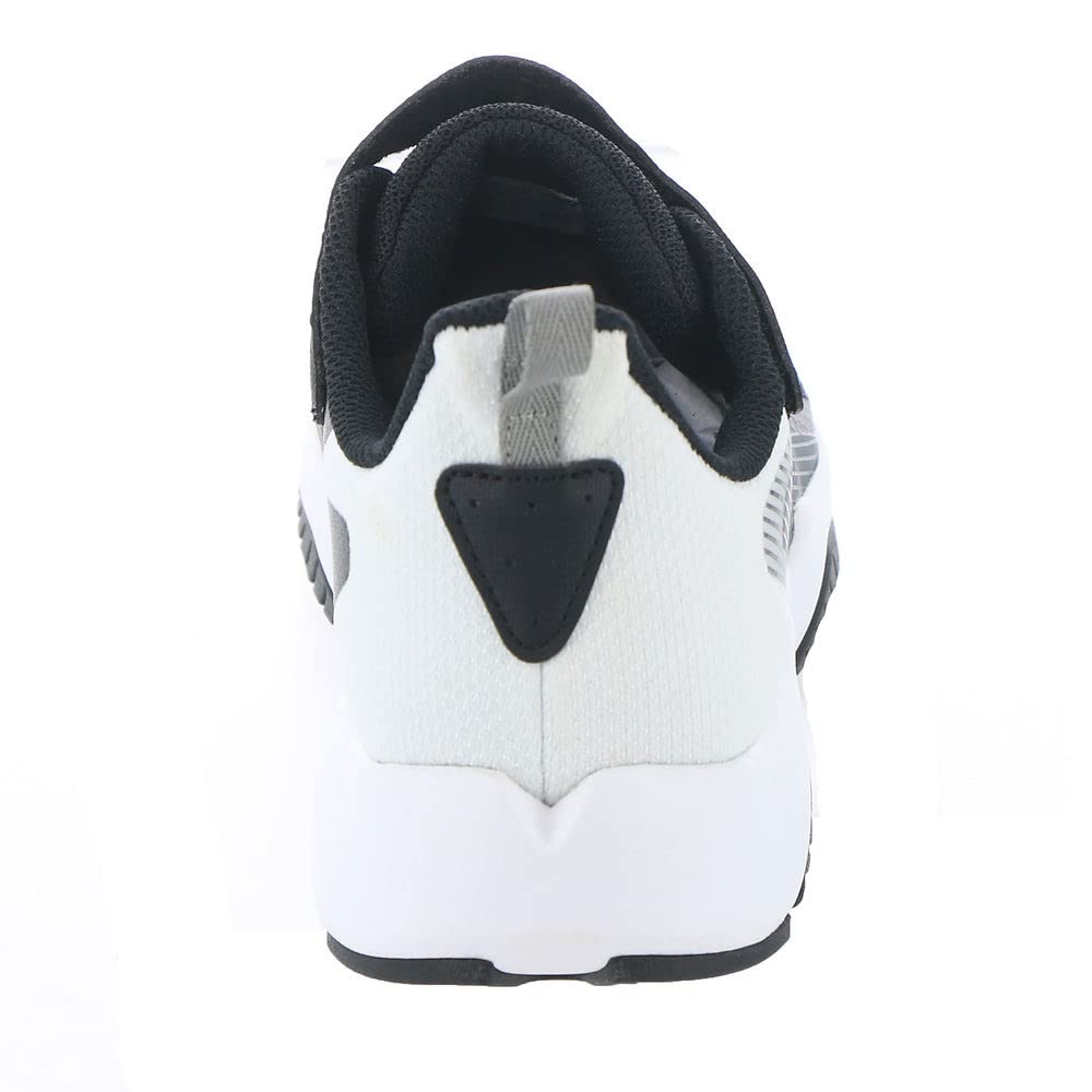 New Balance Kid's Rave Run V2 Hook and Loop Running Shoe, Black/White, 10 Toddler