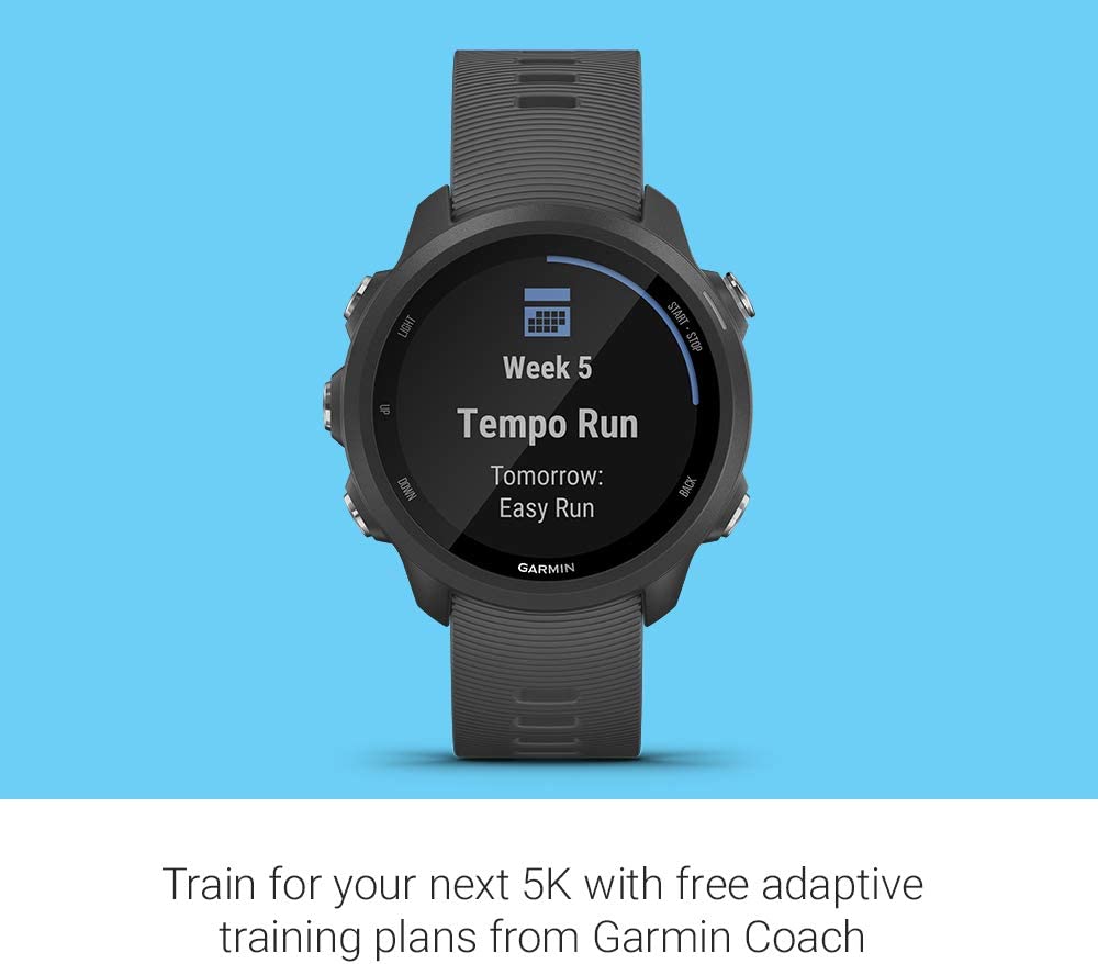 Garmin 010-02120-20 Forerunner 245 Music, GPS Running Smartwatch with Music and Advanced Dynamics, Black