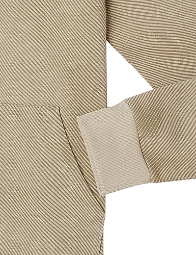 Under Armour Boys' Standard Rival Fleece Printed Hoodie, (299) City Khaki / / White, Large