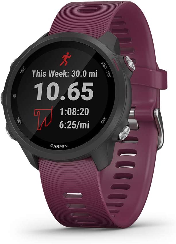 Garmin 010-02120-20 Forerunner 245 Music, GPS Running Smartwatch with Music and Advanced Dynamics, Black