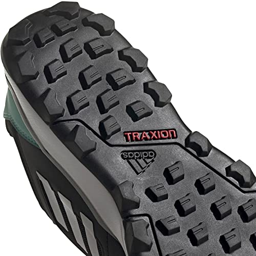 adidas Originals Women's Terrex Agravic TR Trail Running Shoe, Black/Crystal White/Acid Mint, 11