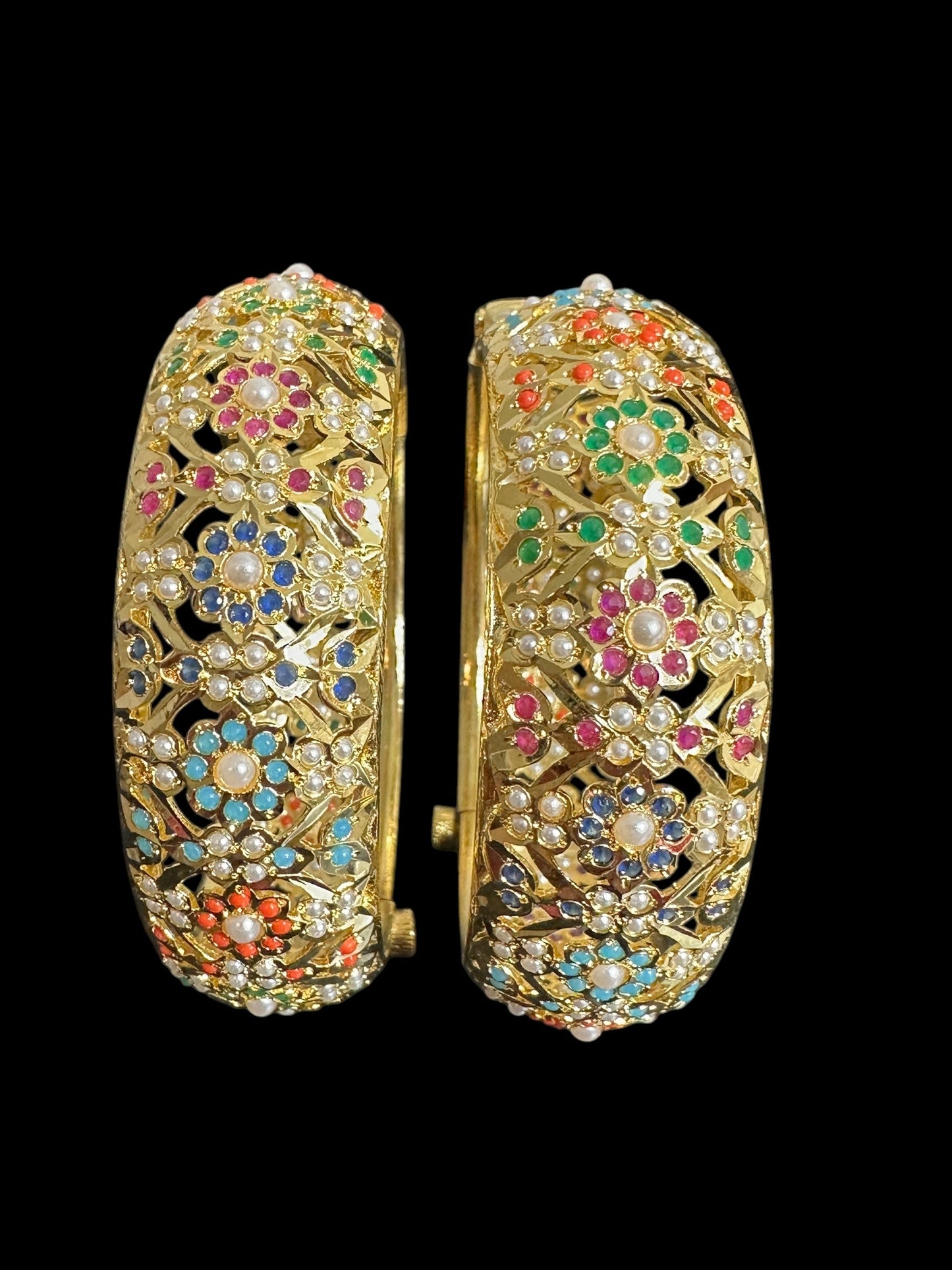 B305 Navratan Shibra Bangles ( SHIPS IN 4 WEEKS )