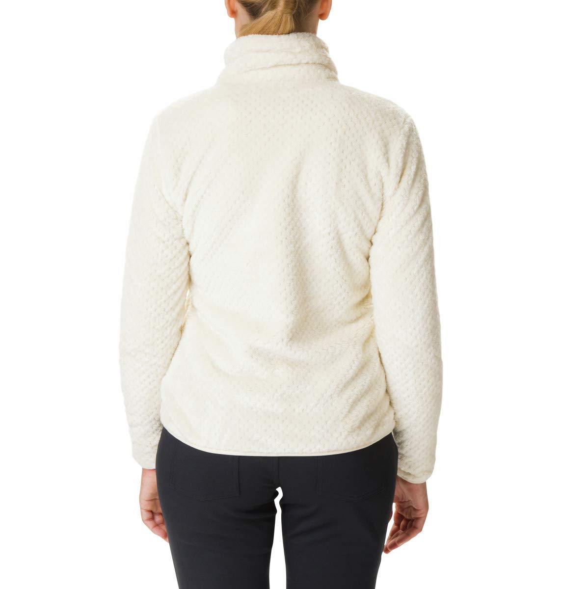 Columbia Women's Fire Side II Sherpa Full Zip, Chalk, Small