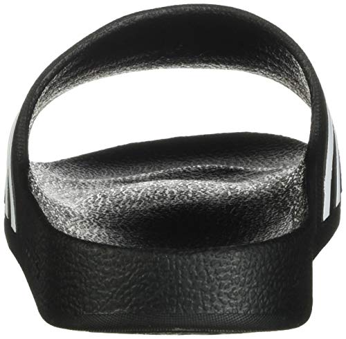 adidas Unisex Adilette Aqua Slides Sandal, Core Black/White/Core Black, 9 US Men