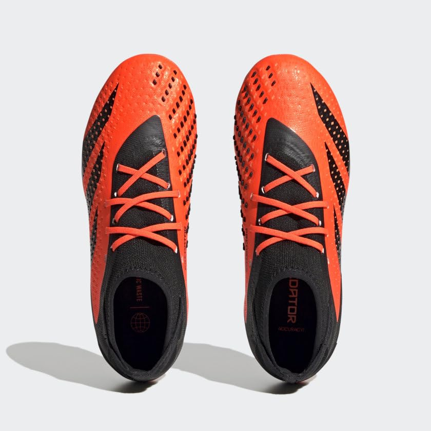 adidas Predator Accuracy.1 Firm Ground Soccer Cleats Kids', Orange, Size 4.5