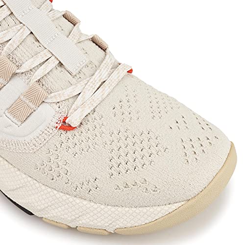 Under Armour Women's Project Rock 3 Training Shoe (White/Orange, us_Footwear_Size_System, Adult, Women, Numeric, Medium, Numeric_9)